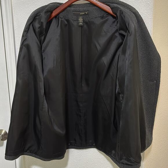 Venezia women’s wool blend double breasted lined coat size 14 / 16 black - Picture 7 of 8